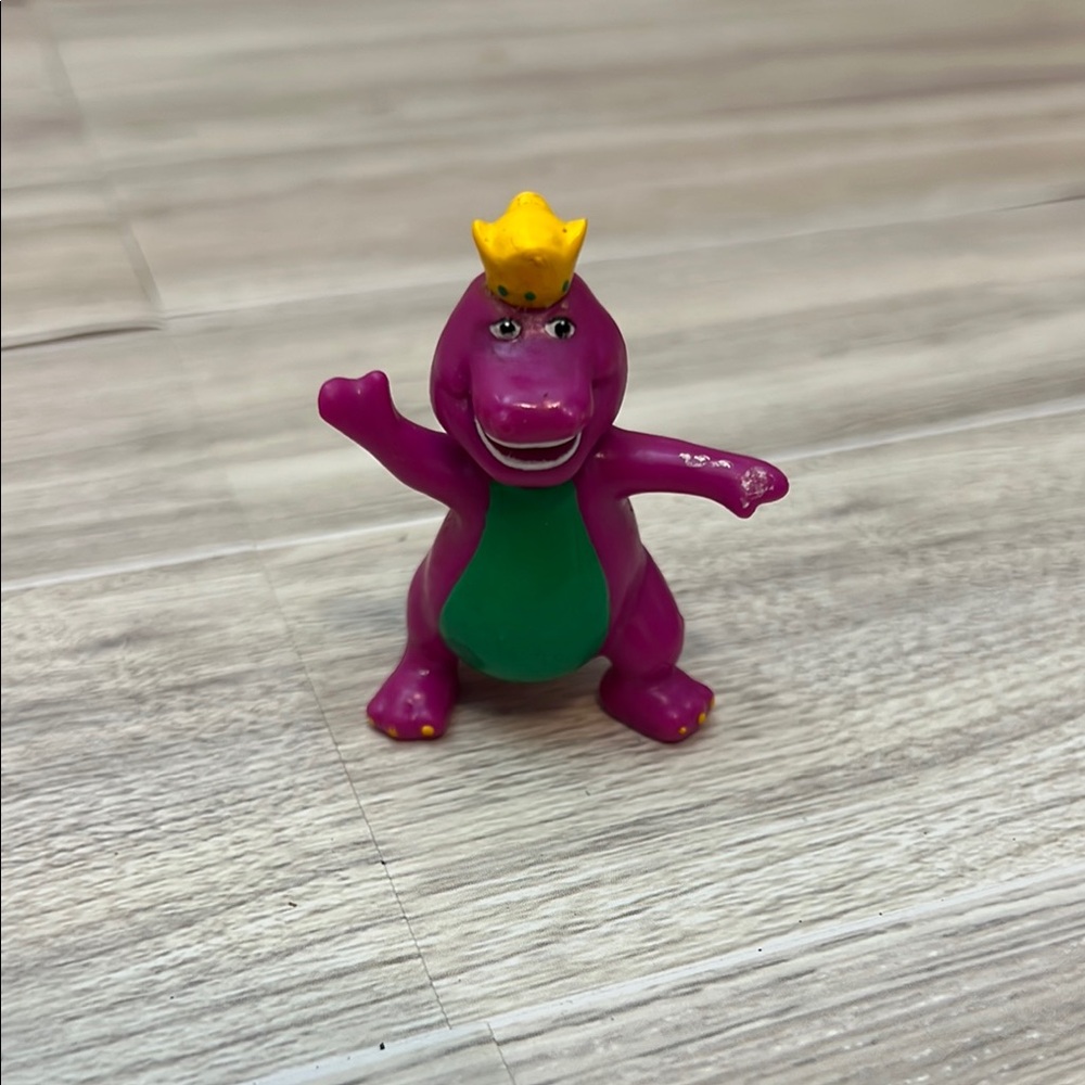 Vintage 1993 Barney & Friends Barney PVC Figure cake topper